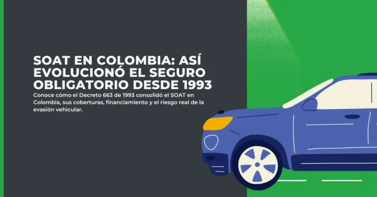 SOAT: así evolucionó el seguro obligatorio desde 1993